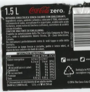 Cola ZERO, ecco cosa bevi