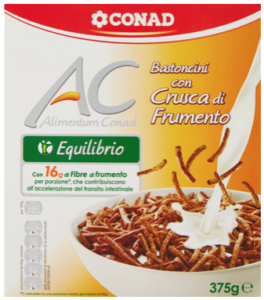Richiamati: bastoncini con crusca di frumento "AC Conad" e Kyr yogurt Parmalat
