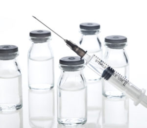 Glass Medicine Vials and Syringe